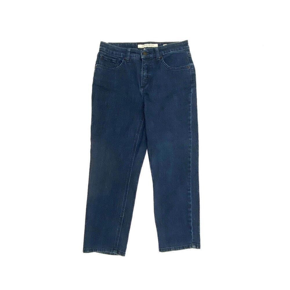 Jones New York Soho Capri Women's size 4 Dark‎ Wash Blue Denim Jeans